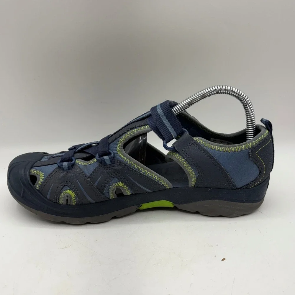 Merrell Hydro Mens 7 Navy Blue Leather Water Sandals‎ Hiking Shoes